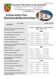 Alberndorfer Gemeindenachrichten 02/2006 (0 bytes) - Alberndorf in ...