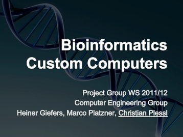 Bioinformatics Custom Computing
