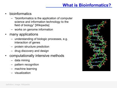 Bioinformatics Custom Computing