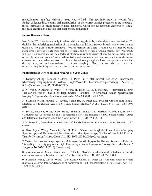 Eighth Condensed Phase and Interfacial Molecular Science (CPIMS)