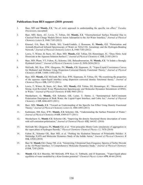 Eighth Condensed Phase and Interfacial Molecular Science (CPIMS)