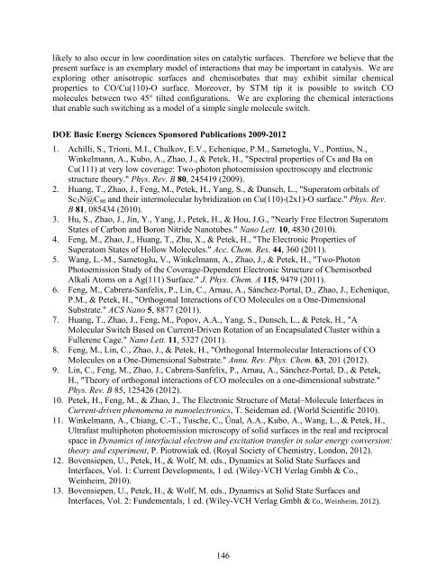 Eighth Condensed Phase and Interfacial Molecular Science (CPIMS)