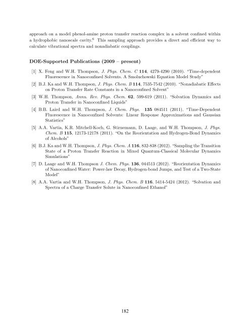 Eighth Condensed Phase and Interfacial Molecular Science (CPIMS)