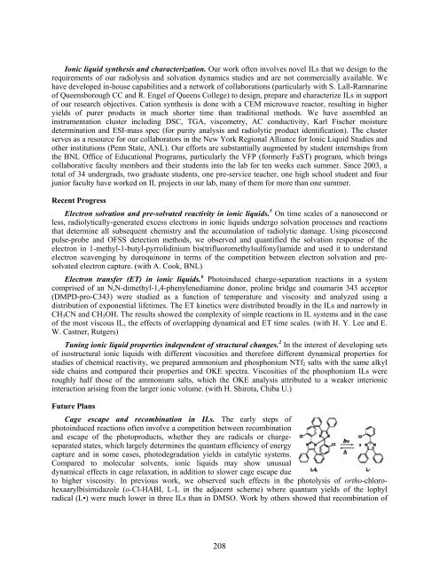 Eighth Condensed Phase and Interfacial Molecular Science (CPIMS)