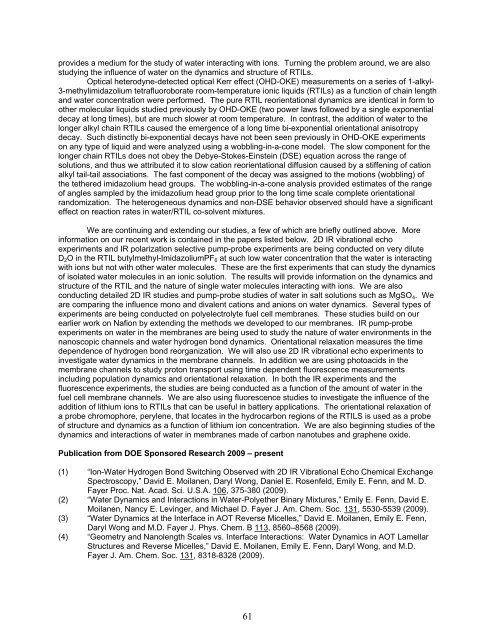 Eighth Condensed Phase and Interfacial Molecular Science (CPIMS)