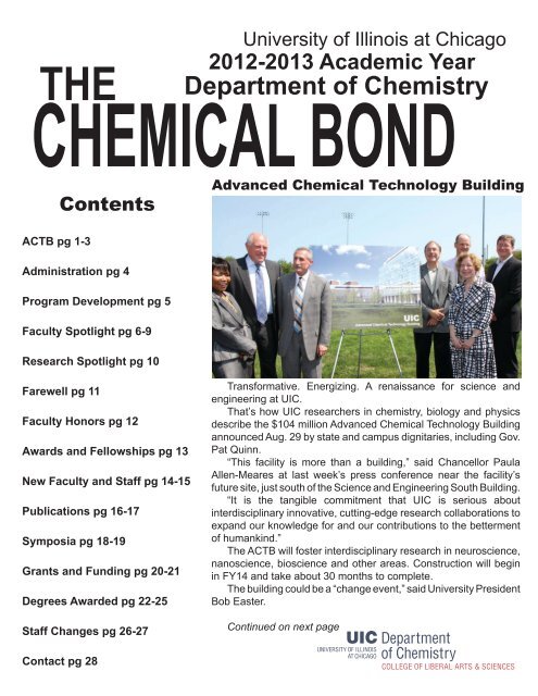 2012-13 Newsletter4.indd - UIC Department of Chemistry ...