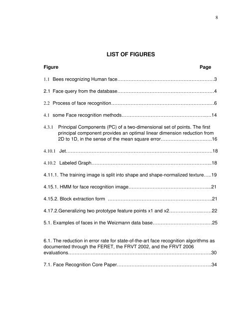 LITERATURE SURVEY OF AUTOMATIC FACE RECOGNITION ...