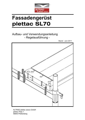 Plettac SL 70 A+V - Geruest