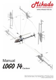 Manual LOGO 14 - Mikado Model Helicopters
