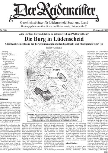 163 - Geschichts- und Heimatvereins