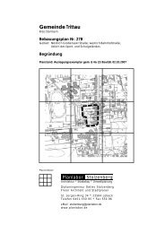 Gemeinde Trittau - Planlabor Stolzenberg