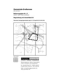 Gemeinde Großensee - Planlabor Stolzenberg