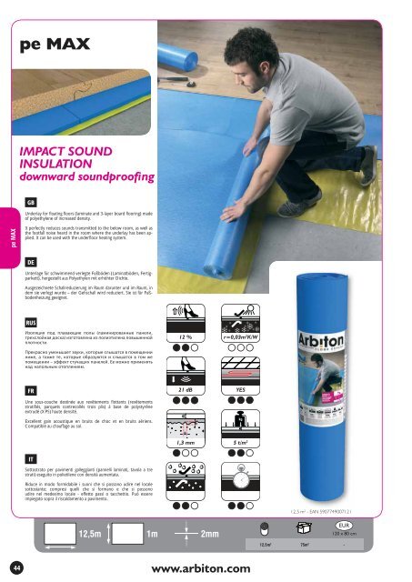 Product catalogue 2010 - Arbiton