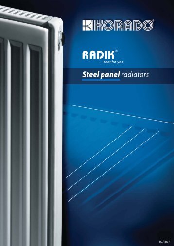 RADIK are steel panel radiators - KORADO, as