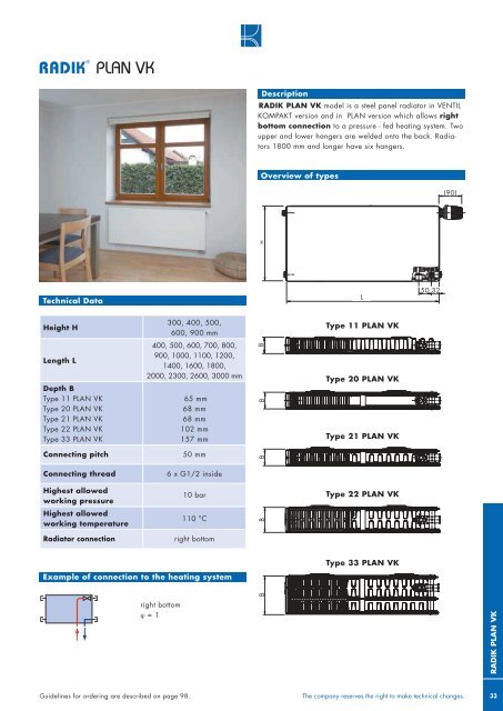 RADIK are steel panel radiators - KORADO, as