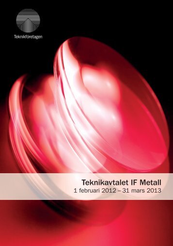Teknikavtalet IF Metall - Teknikföretagen