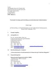 Projektantrag - Prof. Dr. Joachim Doebler - Homepage