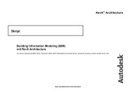 Revit® Architecture Skript Building Information Modeling (BIM)