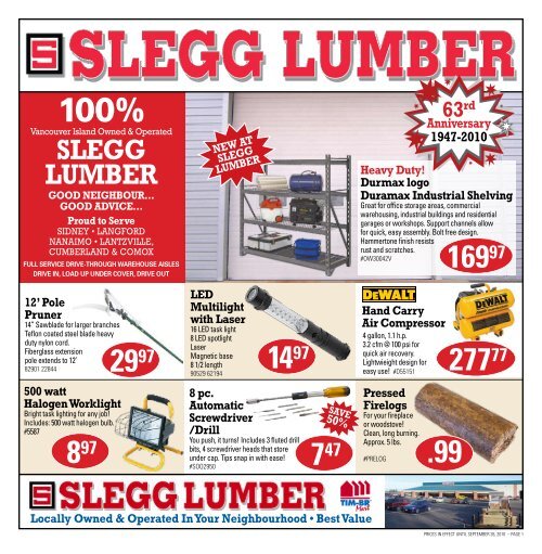 100% - Slegg Lumber