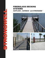 FIBERGLASS DECKING SYSTEMS - Strongwell