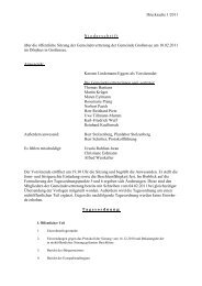 Protokoll Sitzung Gemeindevertretung 10.02.2011