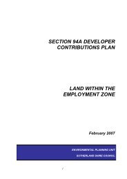 SECTION 94A DEVELOPER CONTRIBUTIONS PLAN LAND ...