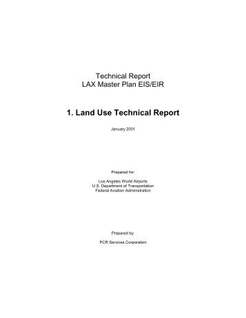 1. Land Use Technical Report - LAX Master Plan