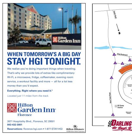 Fan Guide - Speedway Maps, Accommodations, Attractions