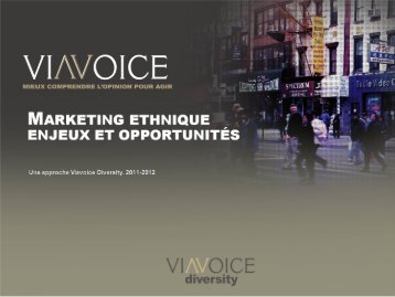Marketing Ethnique : Enjeux et Opportunités - Viavoice