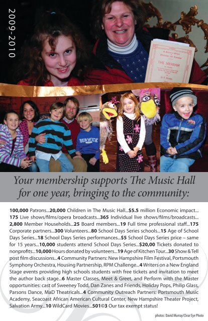 annual report - The Music Hall