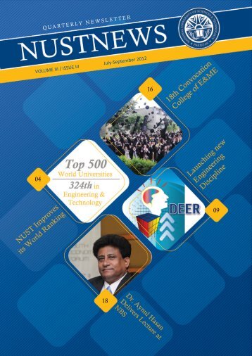 July-September 2012 - National University of Science and Technology