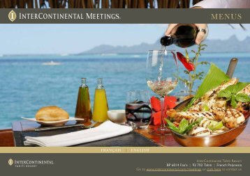 InterContinental Tahiti Resort BP 6014 Faa'a | 92 702 Tahiti | French ...