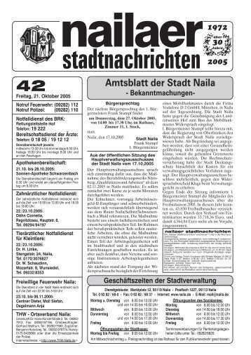 stadtnachrichten - Stadt Naila