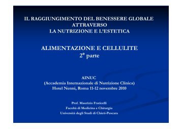 Fraticelli M._parte 2_Alimentazione e cellulite - Accademia ...