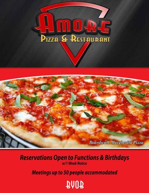 to download our Take-Out menu - Amore Pizza and Restaurant West ...