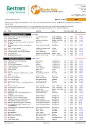 Titles Published in 2013 Titles Published in 2012 - Books Asia