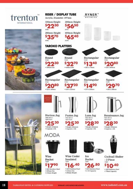 Xmas catalogue out now - Tasmanian Hotel Catering Supplies