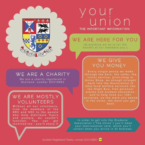 your union - St Andrews University Students' Association