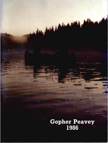 Gopher Peavey 1986 - Department of Forest Resources - University ...