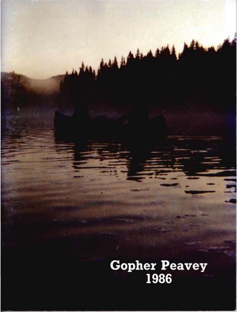 Gopher Peavey 1986 - Department of Forest Resources - University ...