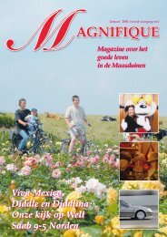 Januari 2005, tweede jaargang nr - Magnifique Magazine