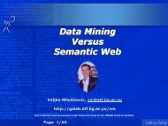 Data Mining Versus Semantic Web