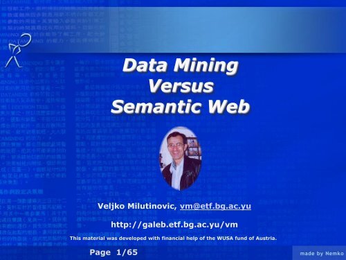 Data Mining Versus Semantic Web