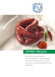 OPTIMA® Merguez.indd - Van Hees gmbh