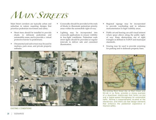 design elements - San Jacinto Texas Historic District