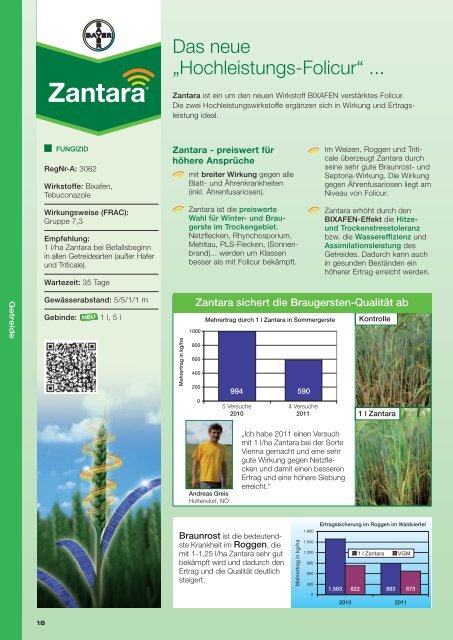 Feldbau 2012 - Bayer CropScience Ã–sterreich GmbH