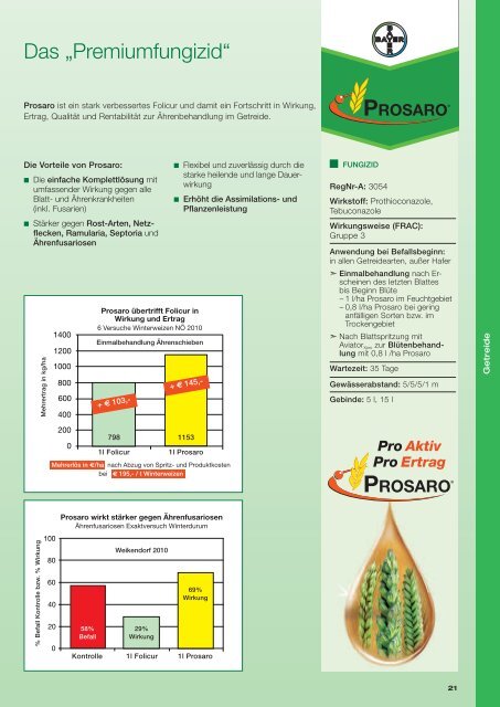 Feldbau 2012 - Bayer CropScience Ã–sterreich GmbH