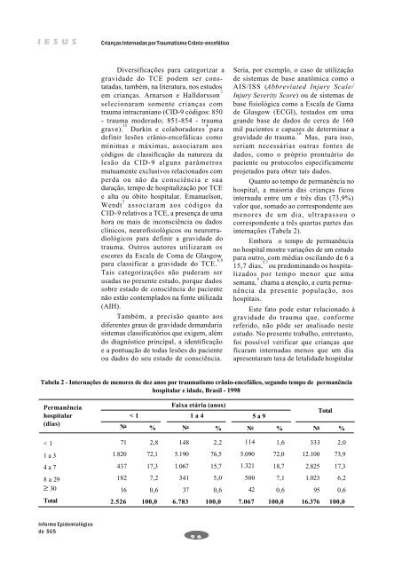 informe epidemiológico do sus informe epidemiológico do sus