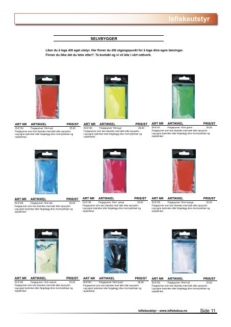 Isfiskeutstyr - Isfiskebua