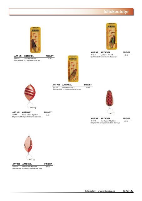 Isfiskeutstyr - Isfiskebua